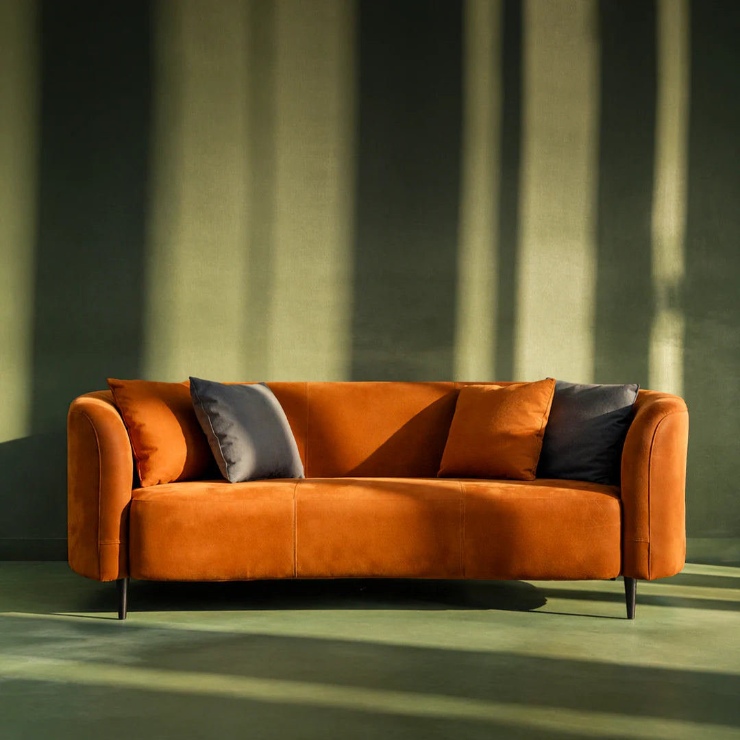 Elvina Leather Sofa