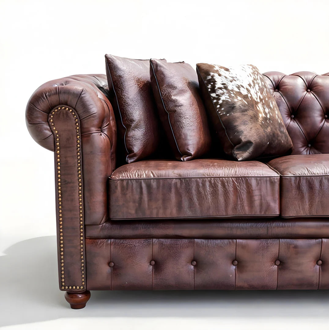 Winston Chesterfield Leather Sofa
