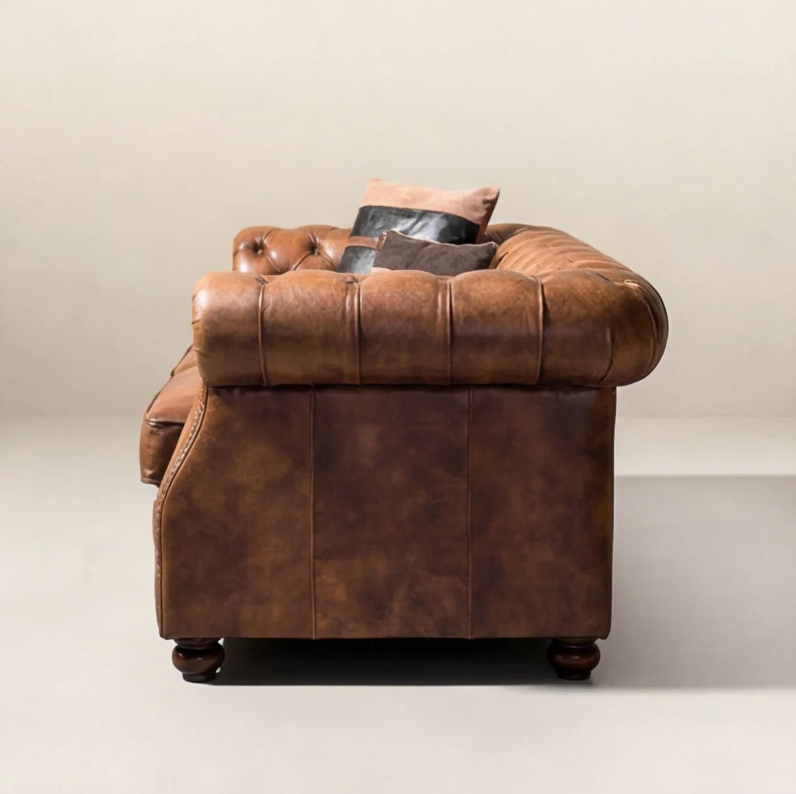 Sebastian Chesterfield Leather Sofa
