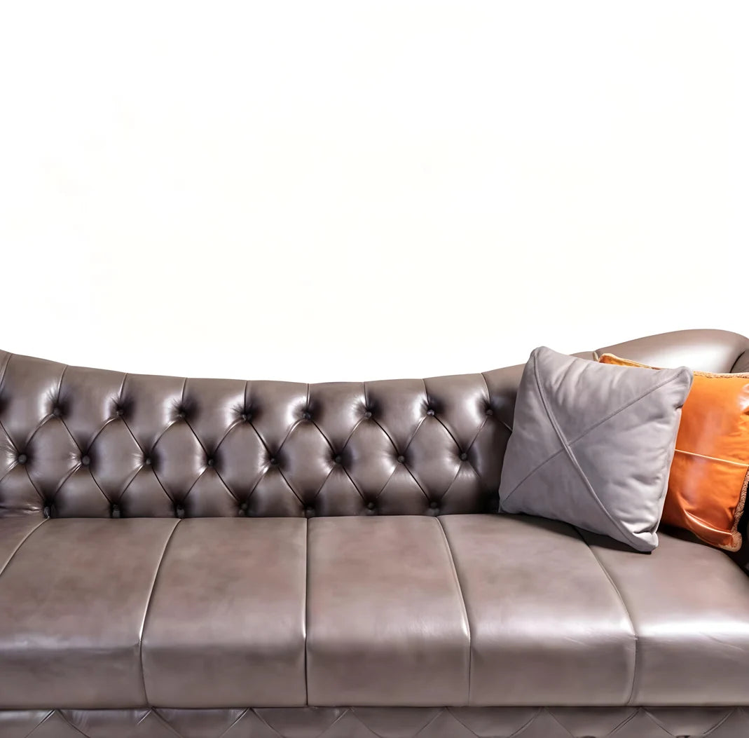 Vohra Leather Sofa