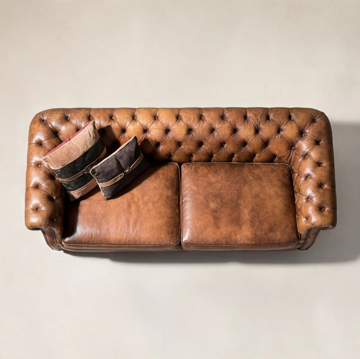 Sebastian Chesterfield Leather Sofa
