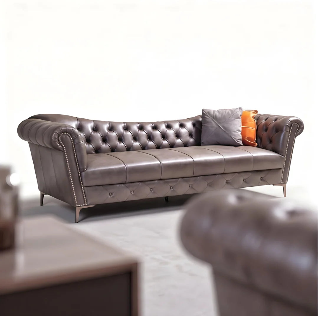 Vohra Leather Sofa