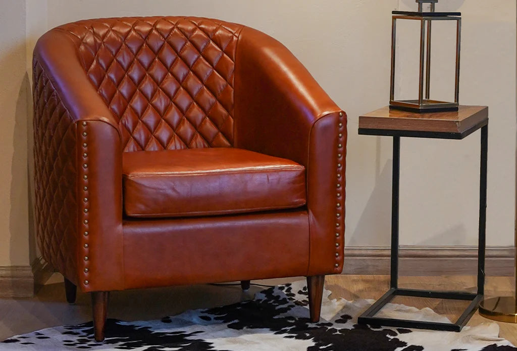 Diamond Leather Armchair 2.0