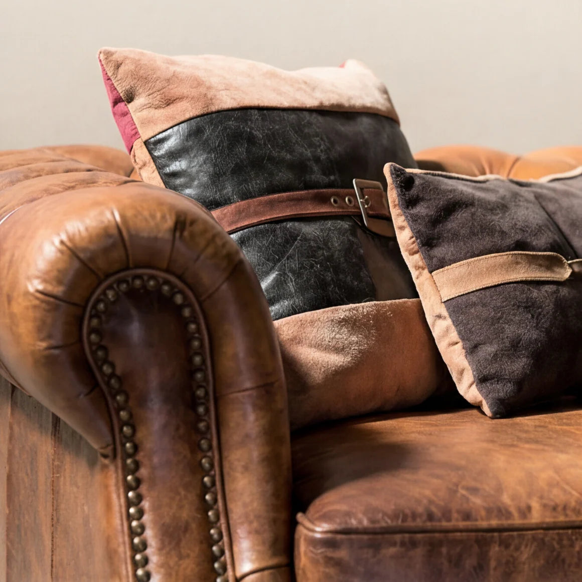 Sebastian Chesterfield Leather Sofa