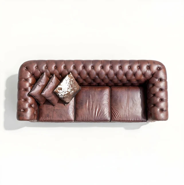 Winston Chesterfield Leather Sofa