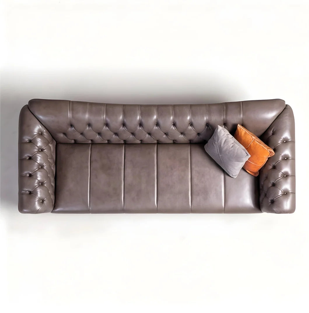 Vohra Leather Sofa