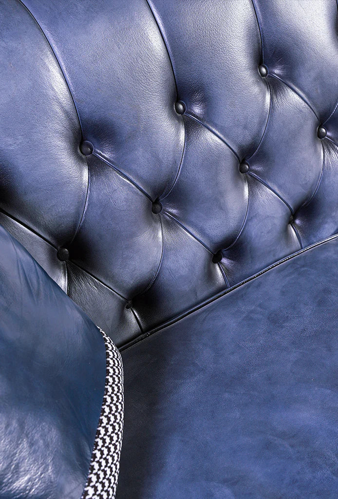 Broadwell Chesterfield Leather Sofa Set – Handwaxed