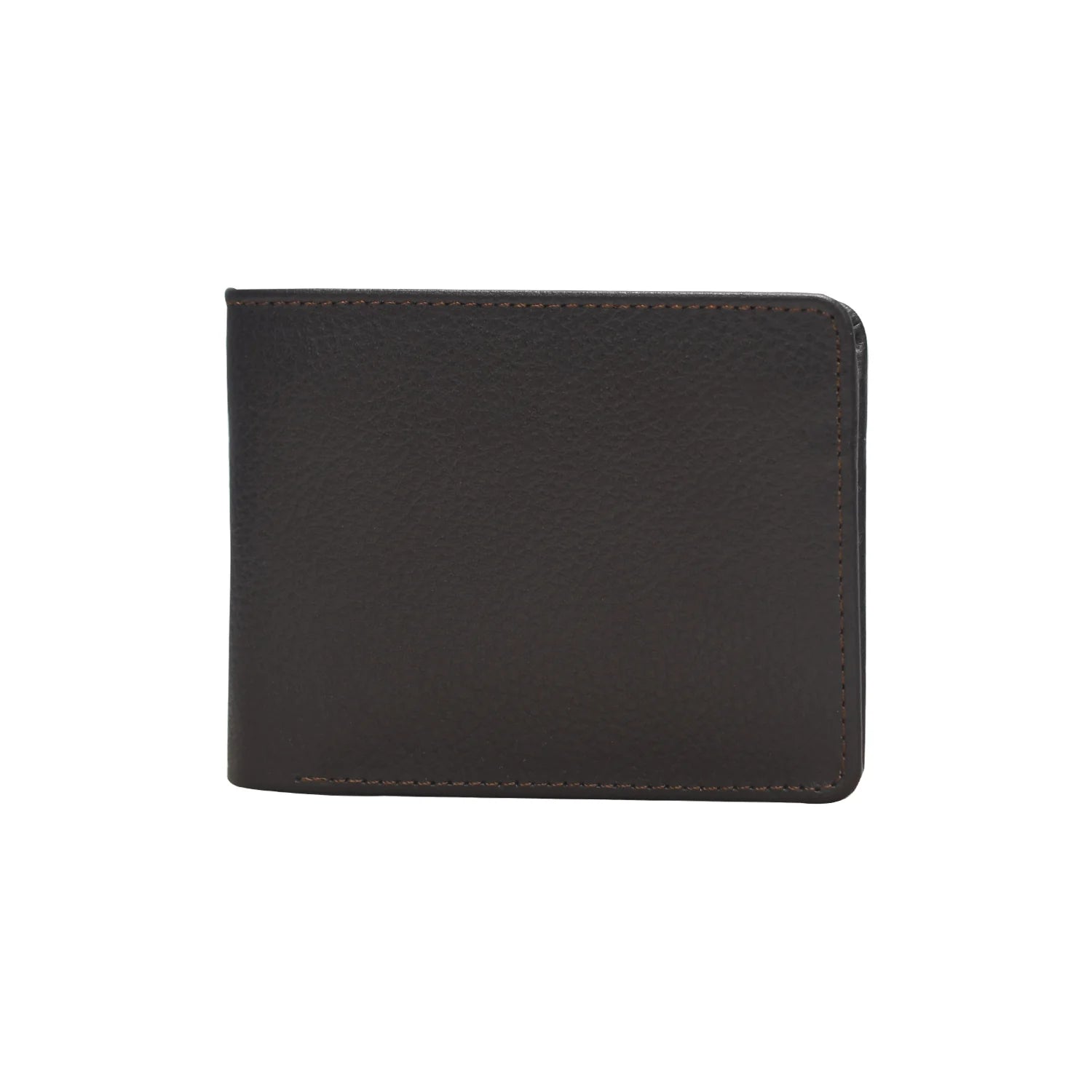 Premium Handmade Genuine Leather Bifold Wallet – Dark Brown Classic