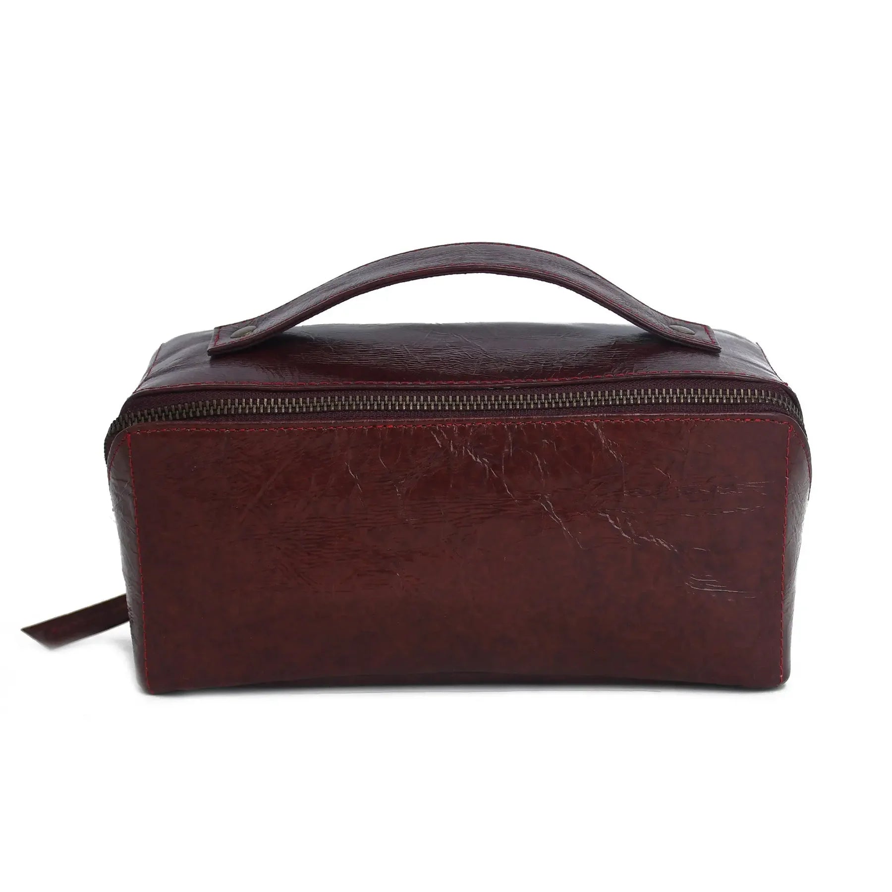 Premium Handmade Genuine Leather Travel Organizer – Luxury Toiletry Bag