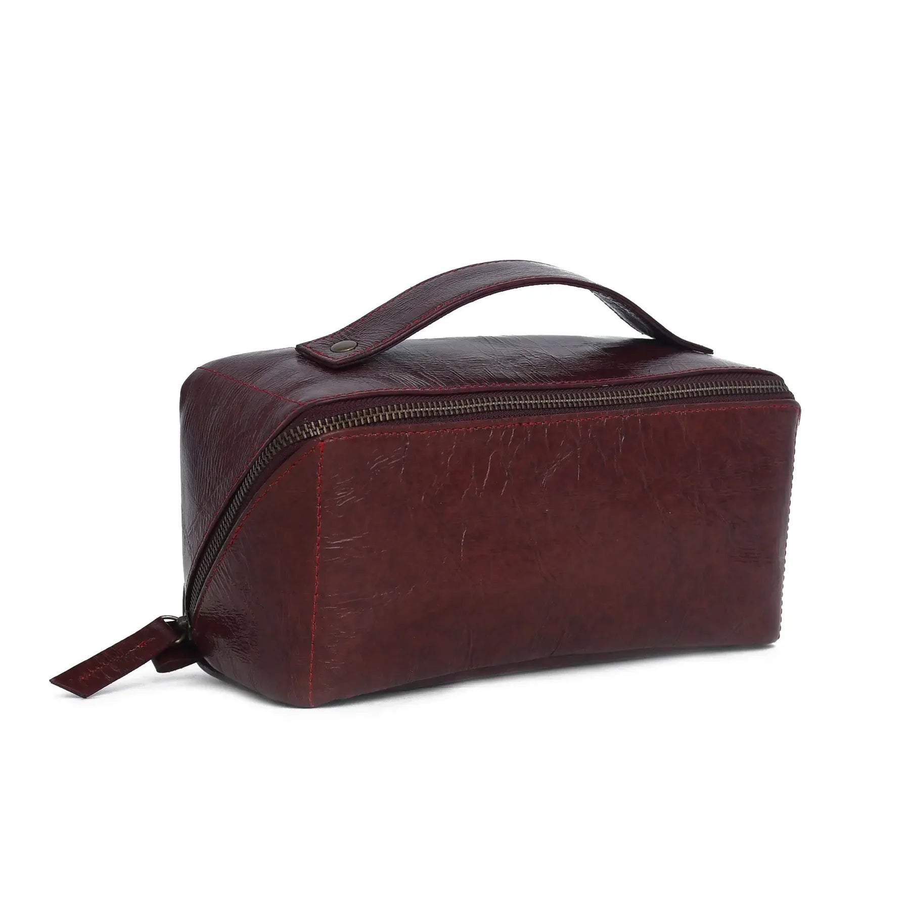 Premium Handmade Genuine Leather Travel Organizer – Luxury Toiletry Bag
