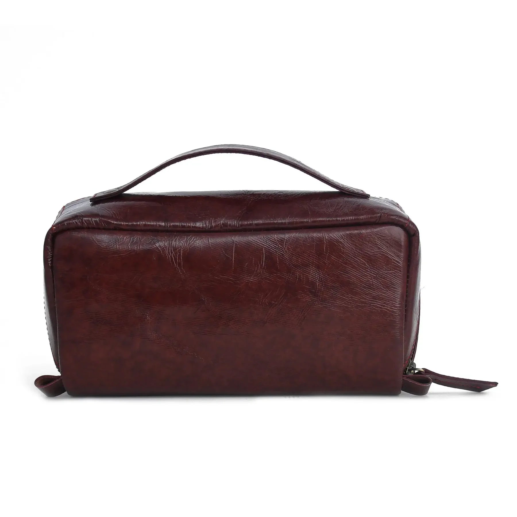 Premium Handmade Genuine Leather Travel Organizer – Luxury Toiletry Bag