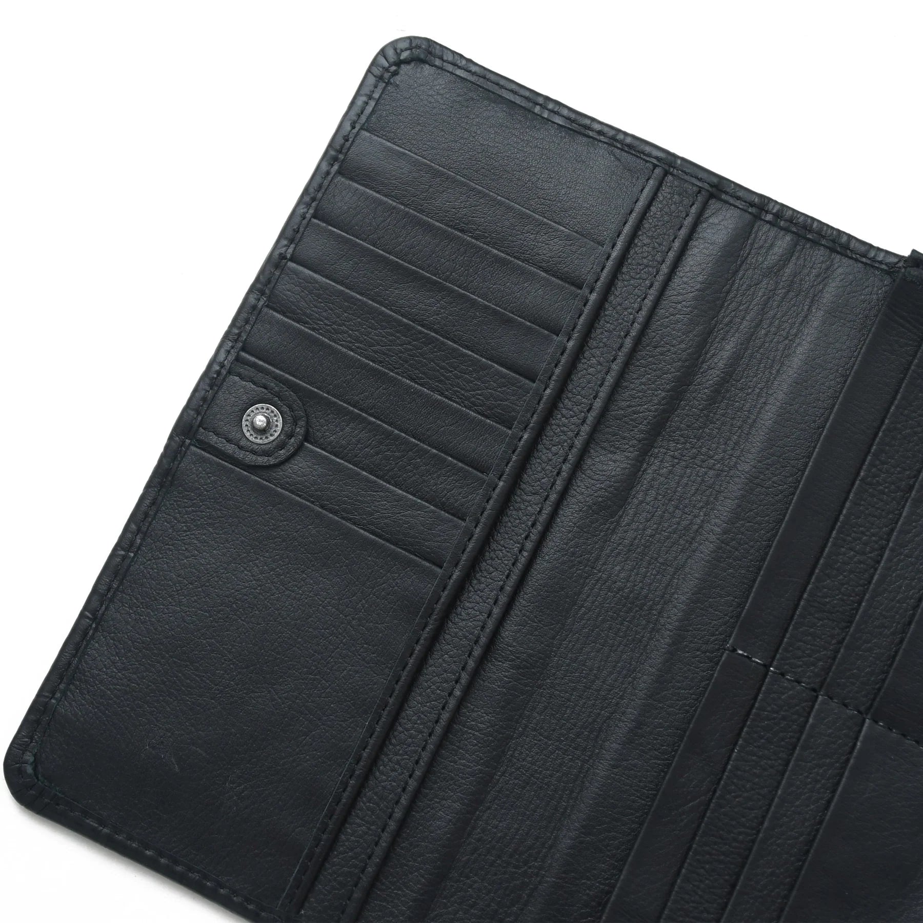 Premium Hand Made Genuine Leather Croc Texture Long Wallet