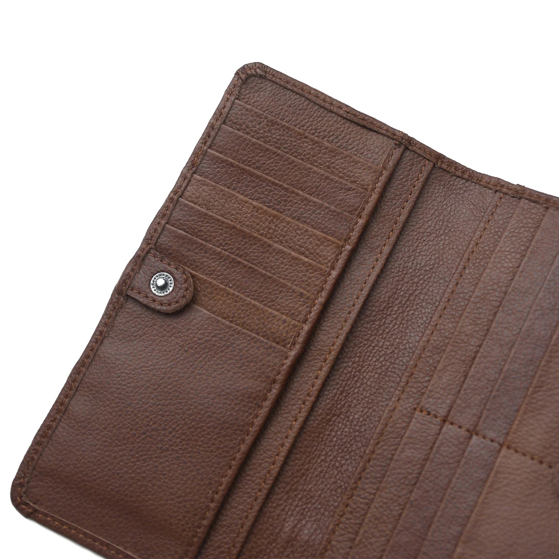 Premium Hand Made Genuine Leather Long Wallet Organizer