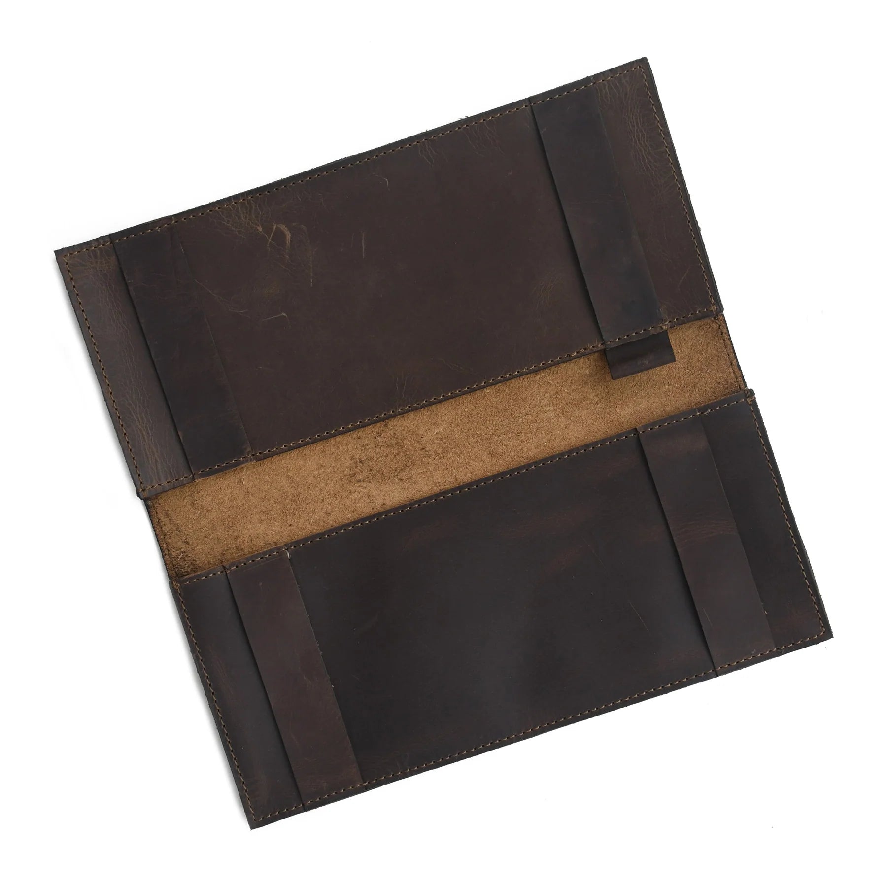 Premium Hand Made Genuine Leather Checkbook Holder