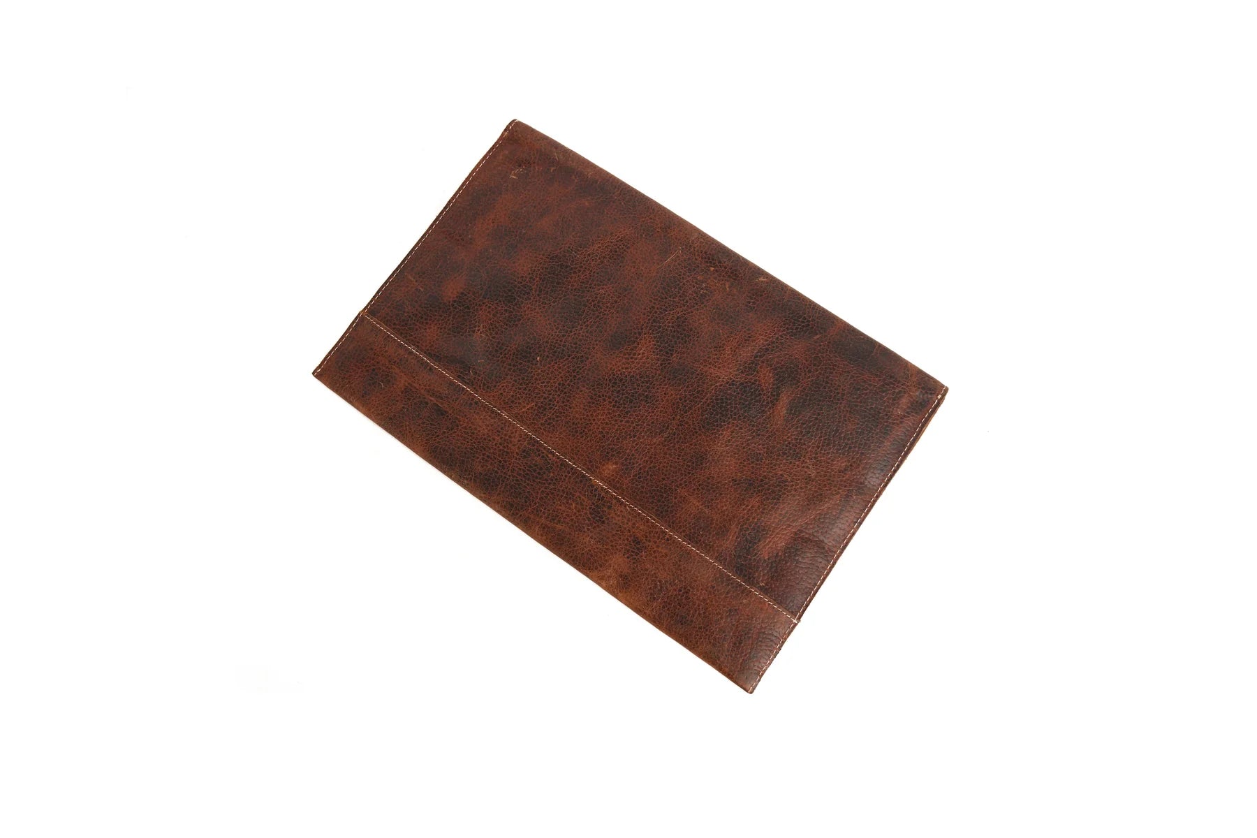 Premium Handcrafted Genuine Leather Laptop Sleeve (Unisex) | Vintage Brown