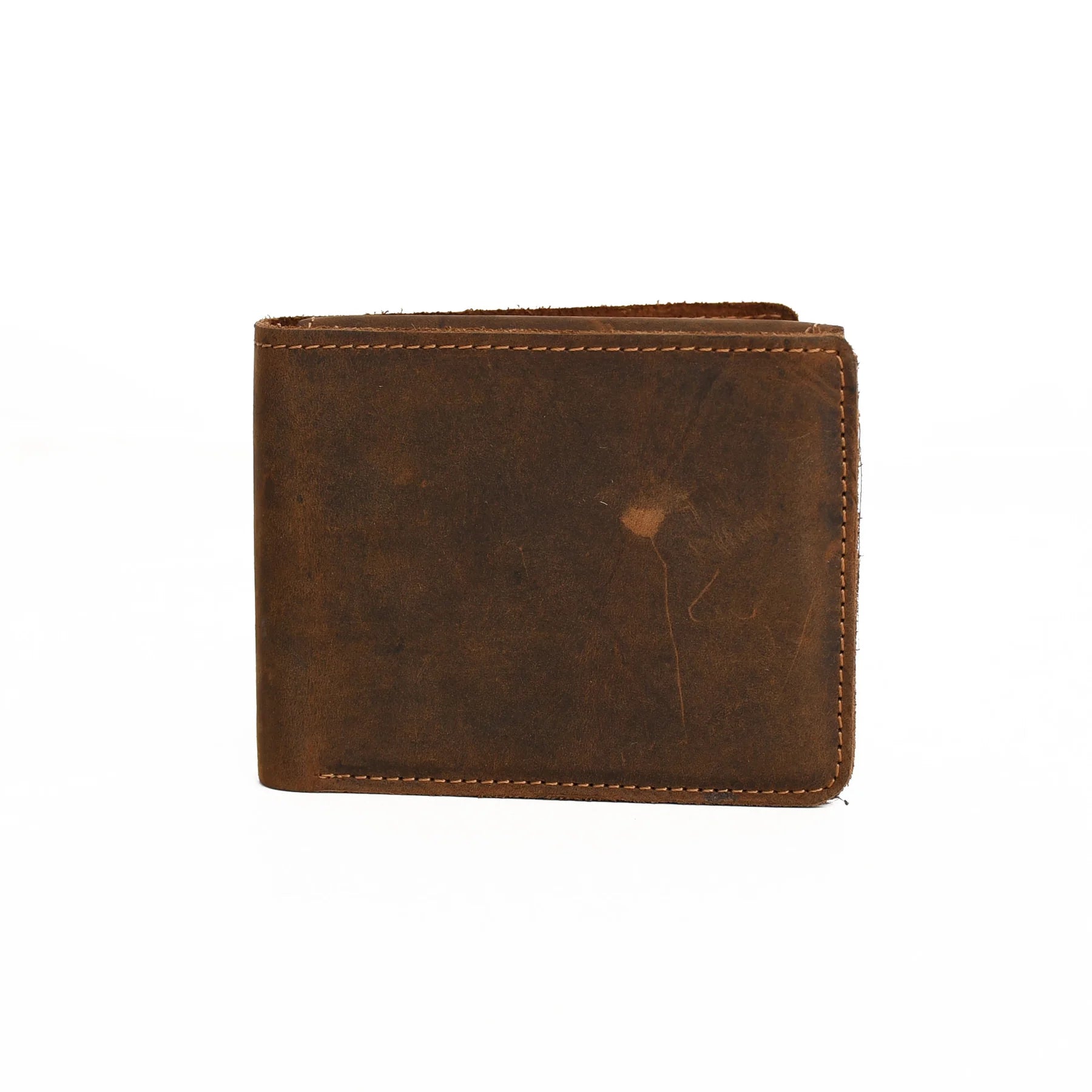 Premium Handmade Genuine Leather Bifold Wallet for Men