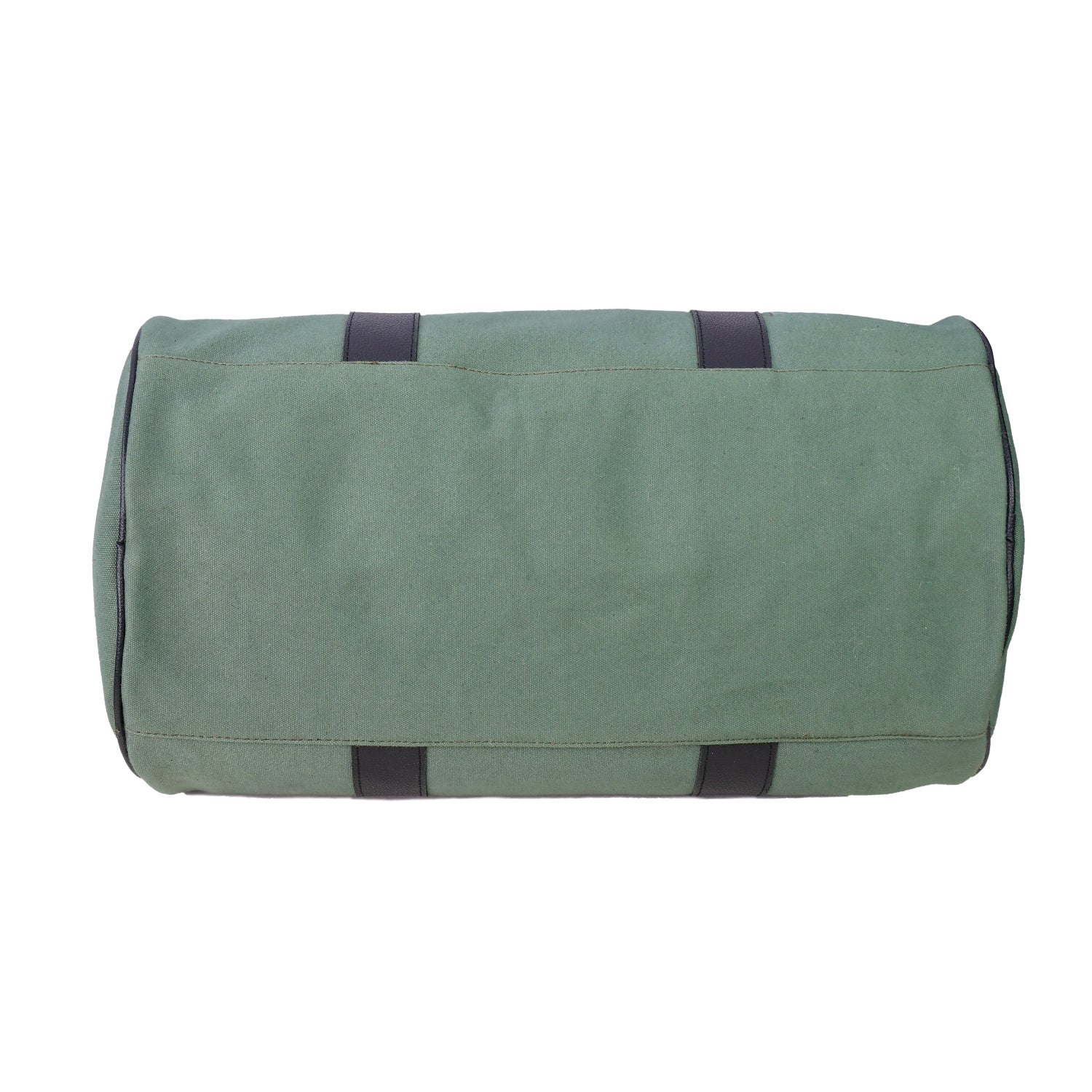 Premium Handmade Genuine Leather Canvas Travel Duffel Bag