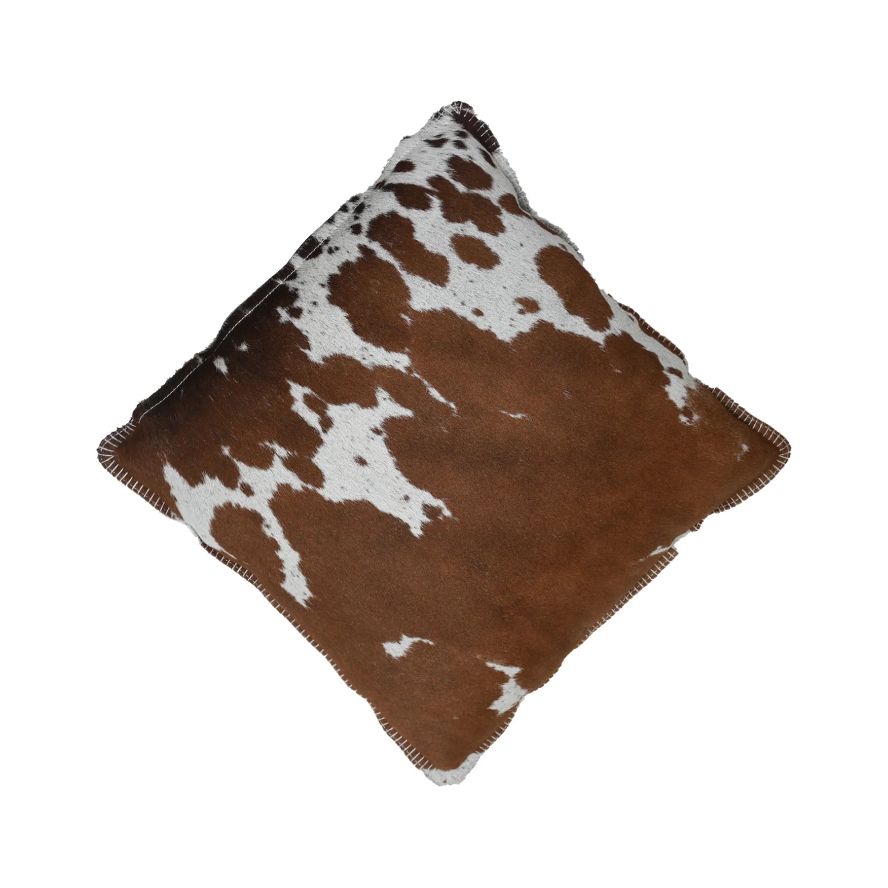 Handmade Genuine Leather Cowhide Cushion – Classic Design