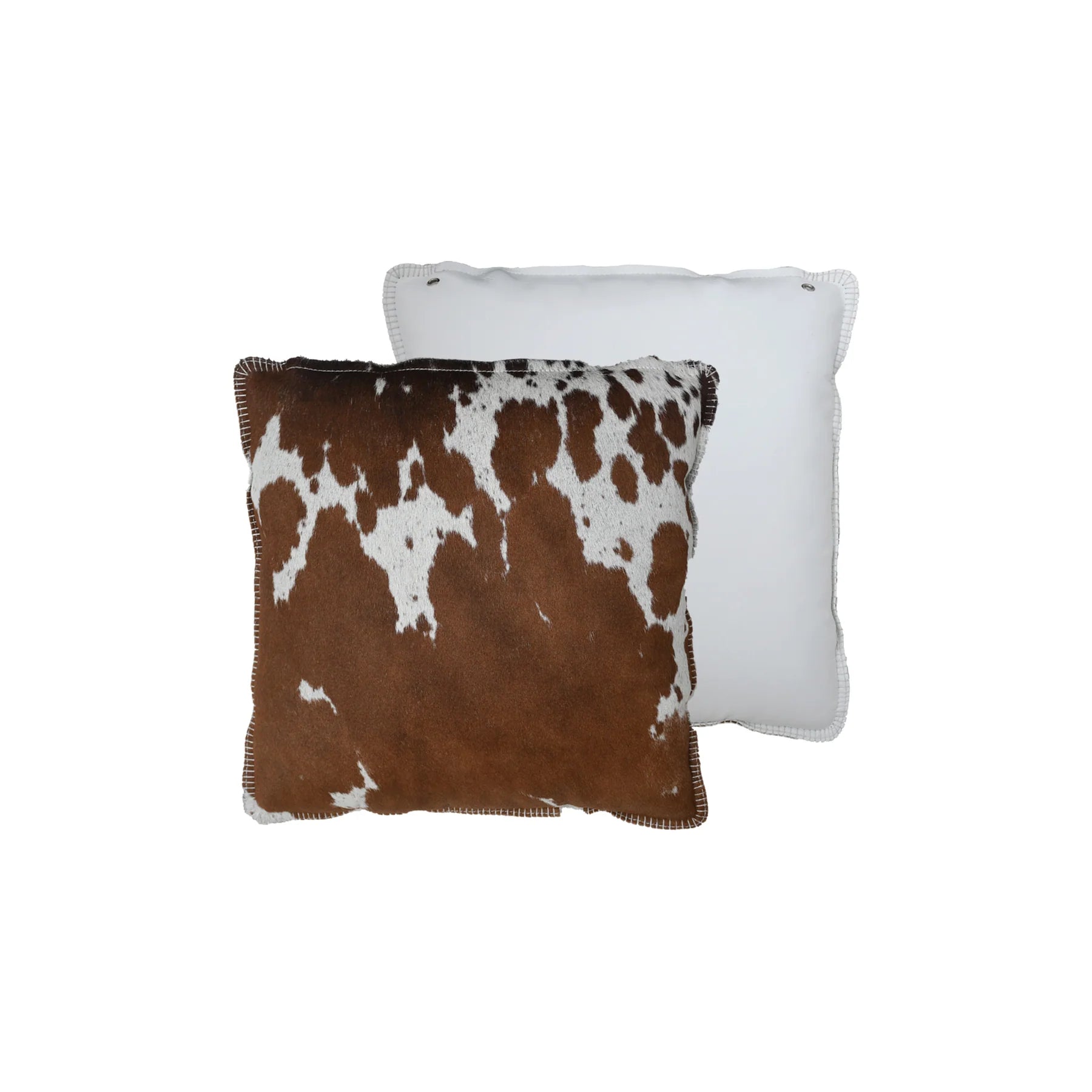 Handmade Genuine Leather Cowhide Cushion – Classic Design