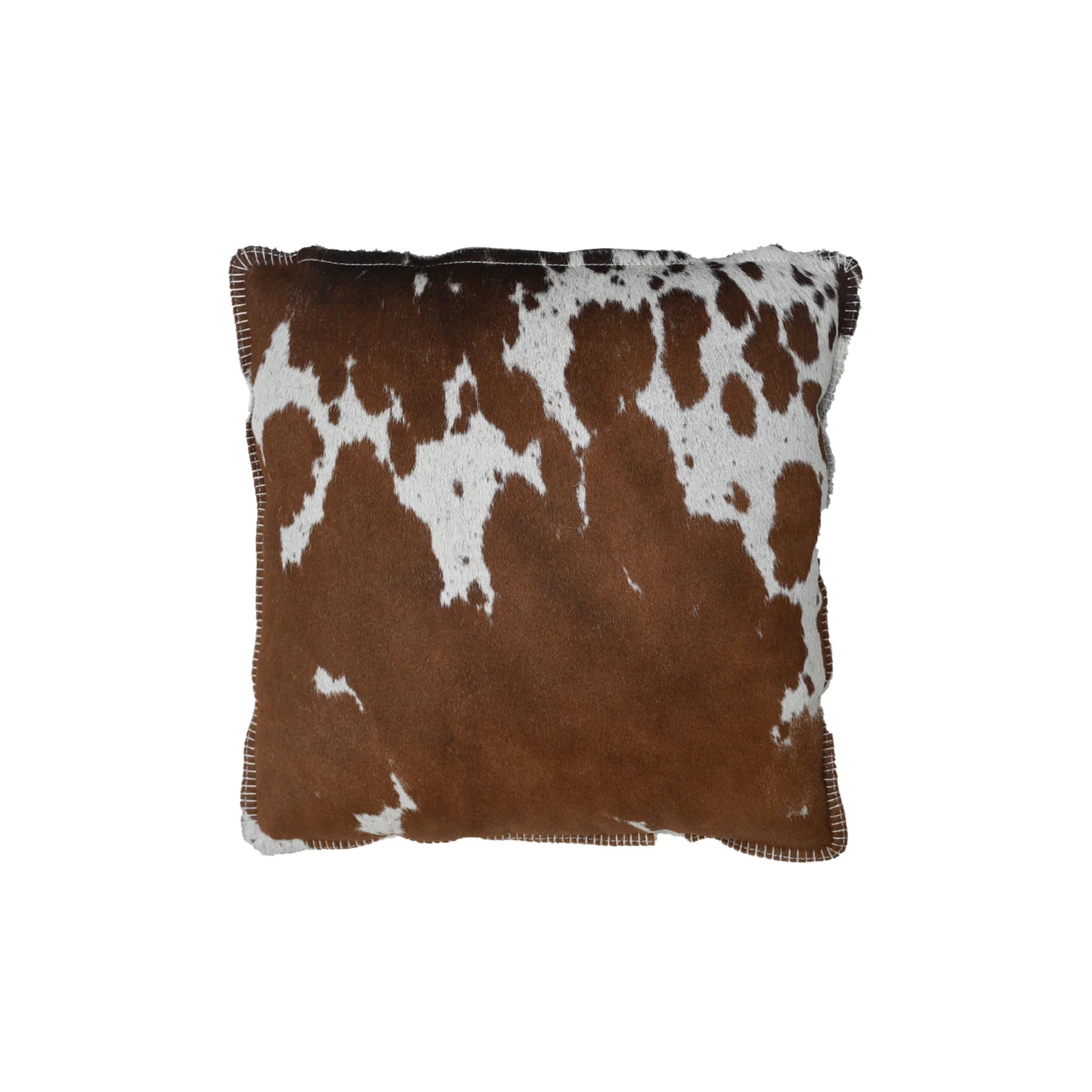 Handmade Genuine Leather Cowhide Cushion – Classic Design