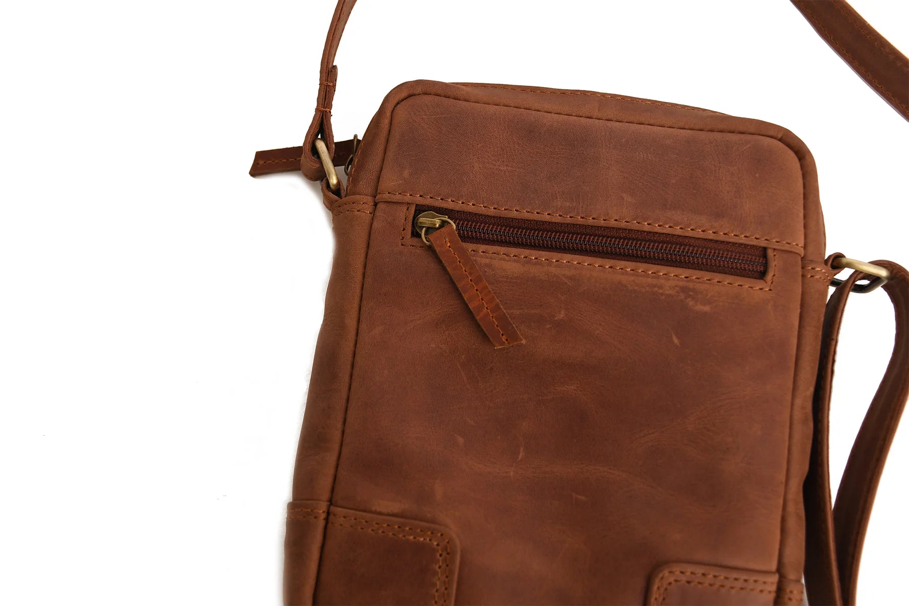 Premium Handmade Genuine Leather Crossbody Sling Bag