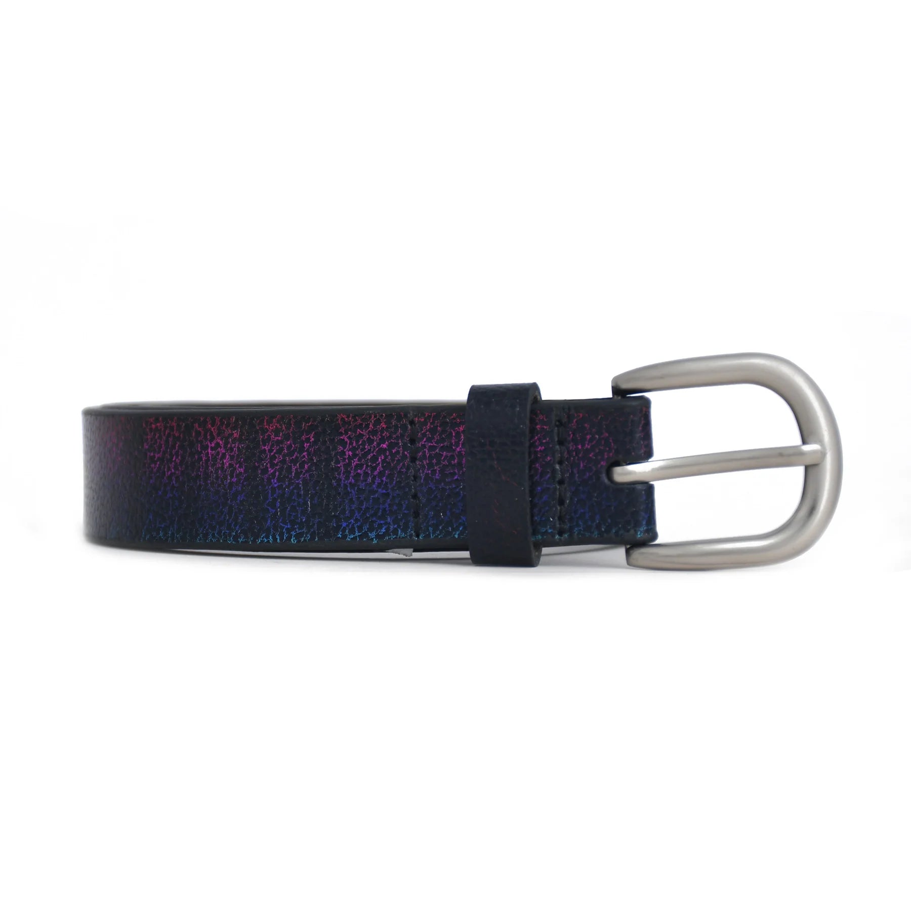 Premium Handmade Genuine Leather Iridescent Ladies Belt