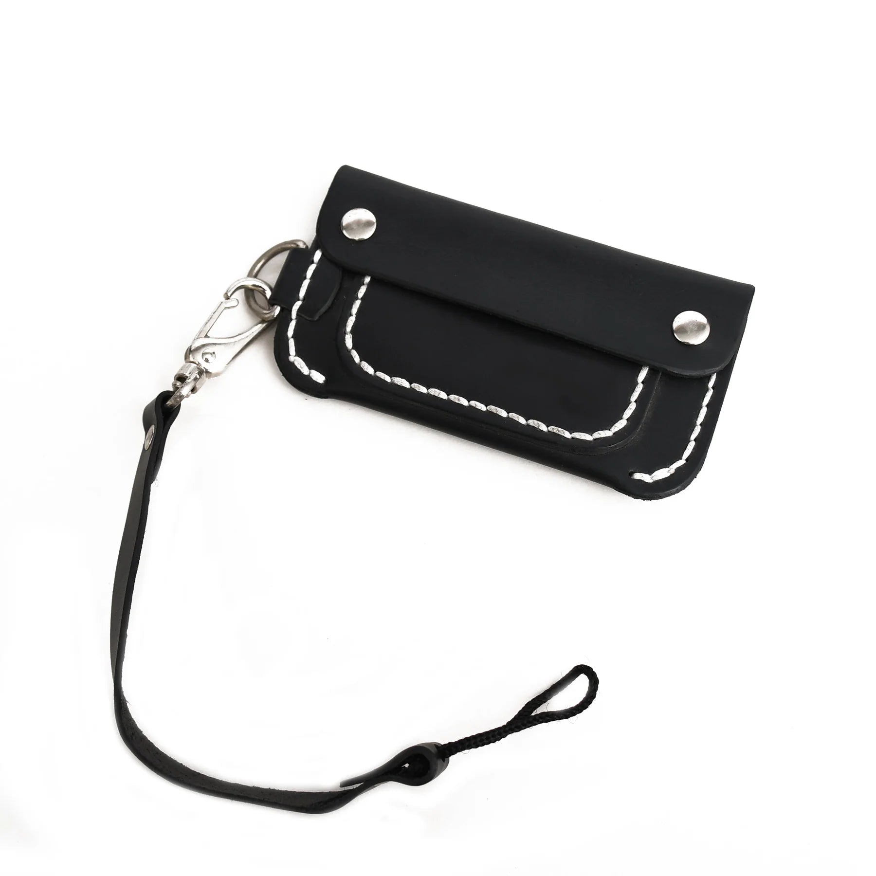 Premium Handmade Genuine Leather Keychain Pouch Wallet