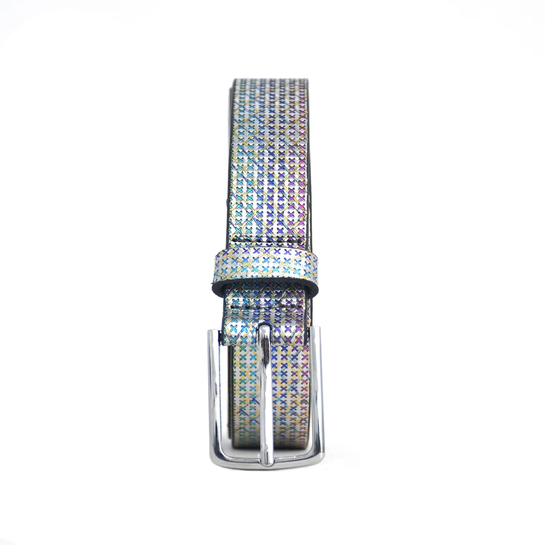 Premium Handmade Genuine Leather Multicolor Ladies Belt