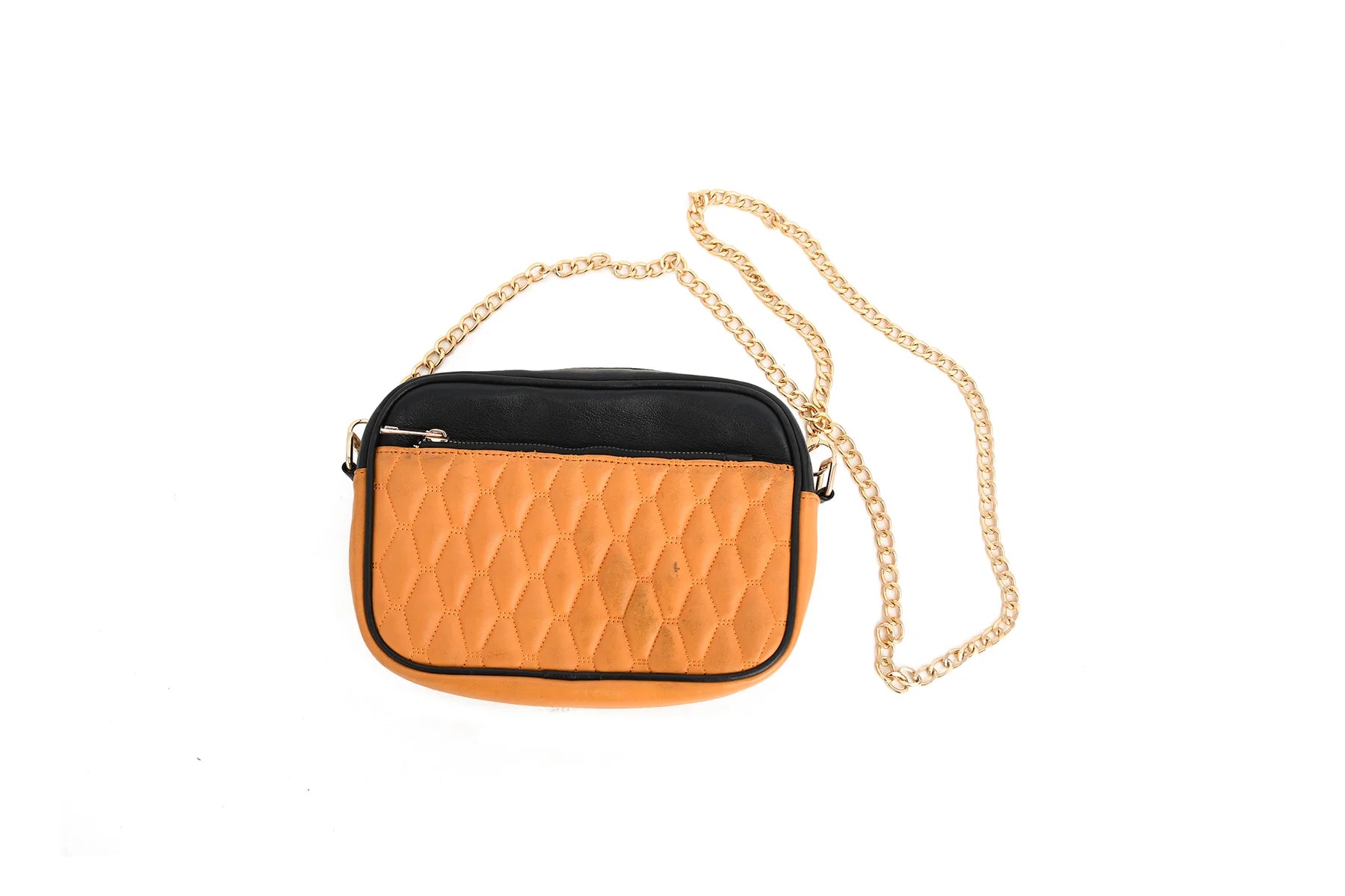 Premium Handmade Genuine Leather Quilted Mini Crossbody Bag for Women