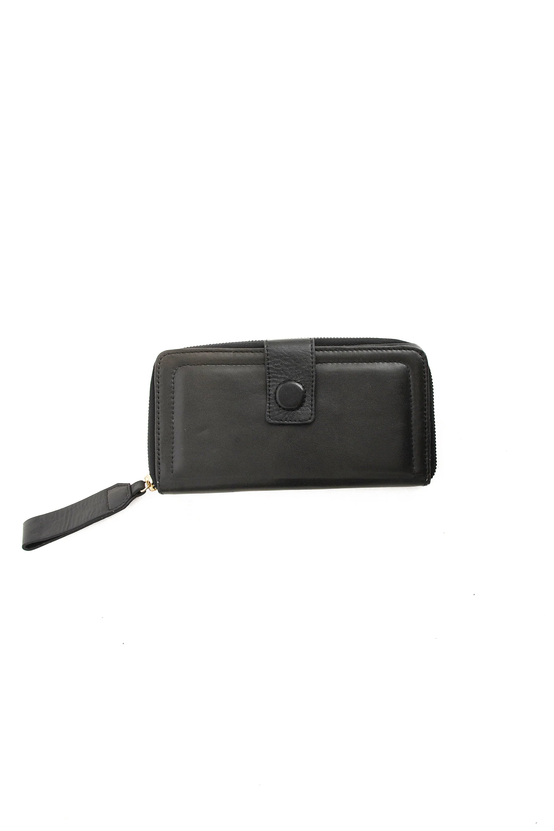 Premium Handmade Genuine Leather Zip Around Long Wallet for Women