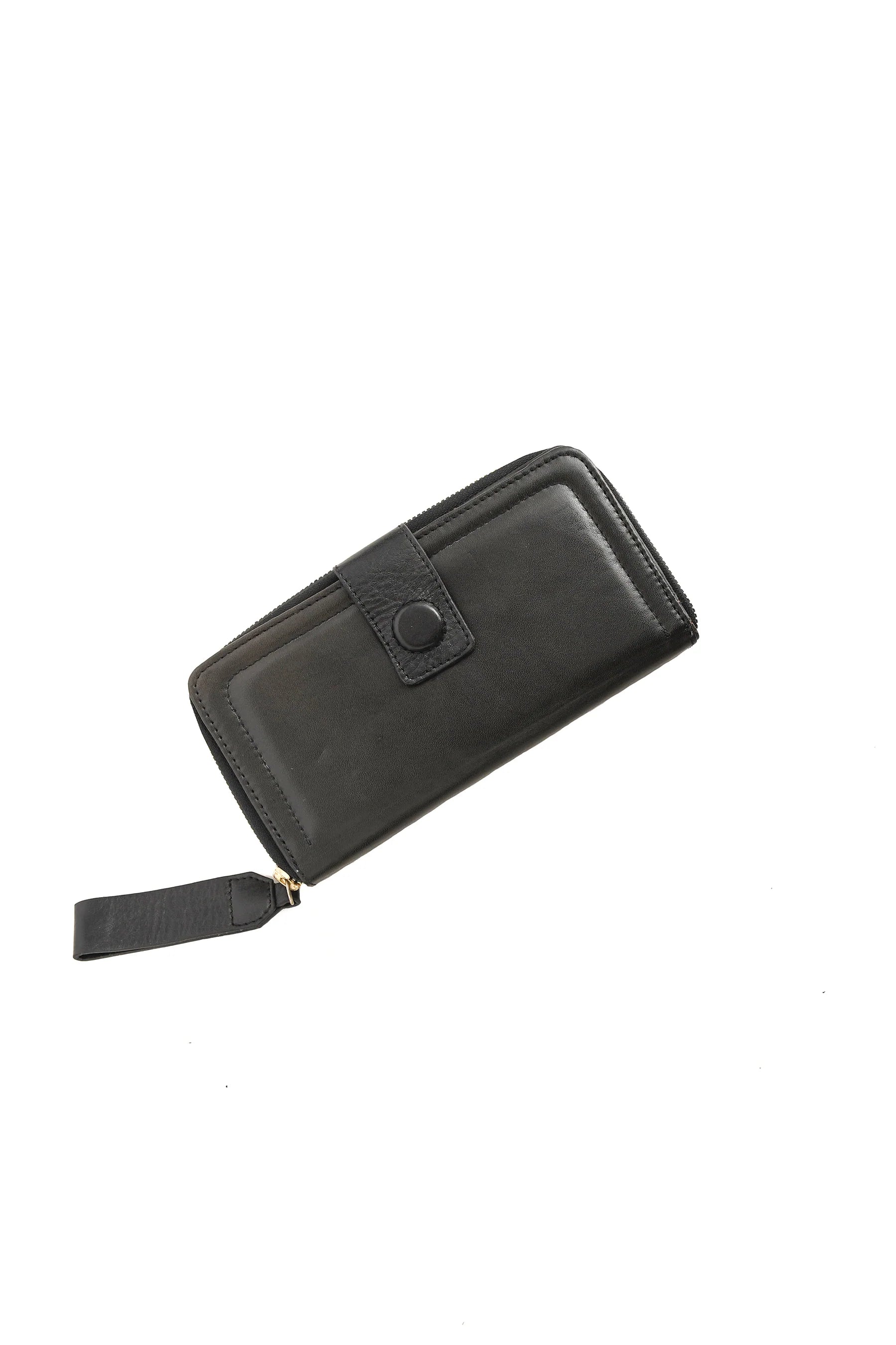Premium Handmade Genuine Leather Zip Around Long Wallet for Women