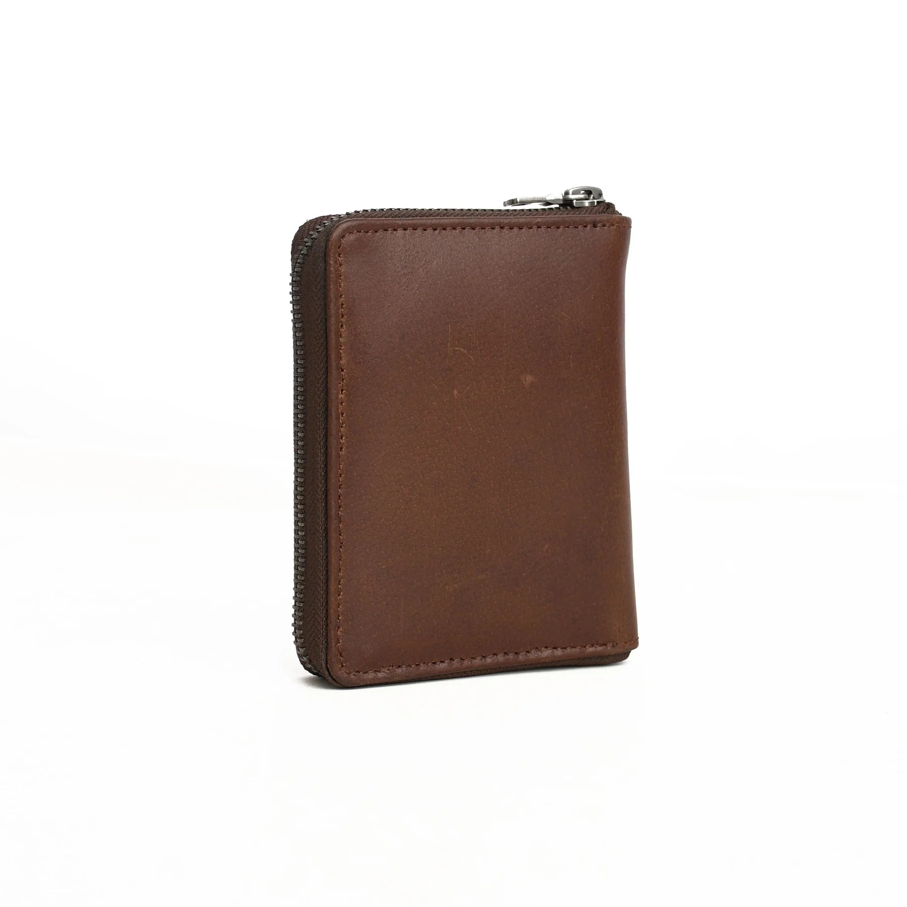 Premium Handmade Genuine Leather Zip Around Wallet for Men