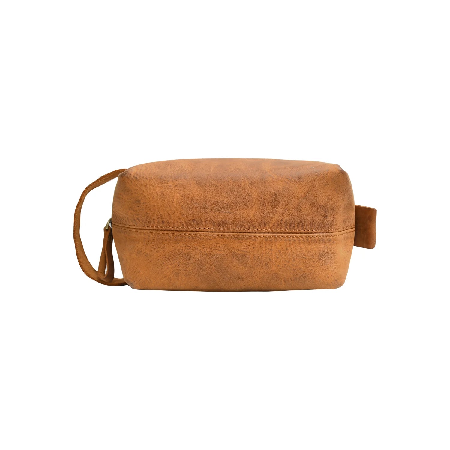 Premium Handmade Genuine Leather Toiletry Bag – Blue
