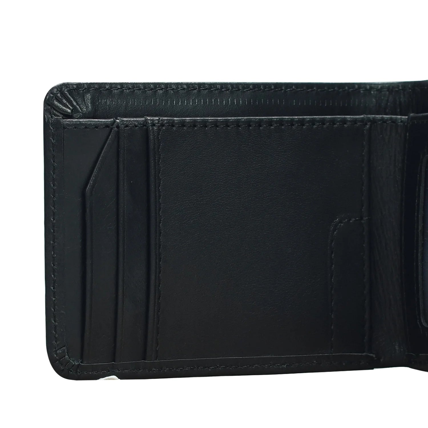 Premium & Genuine Leather Black Bifold Wallet – Slim Luxury Everyday Carry