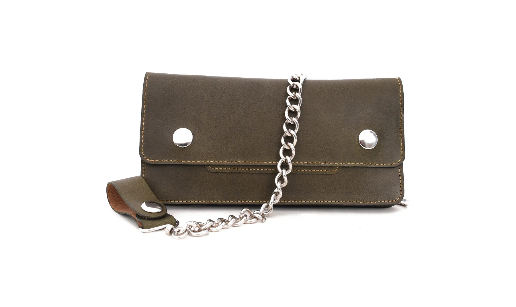 Premium & Genuine Leather Chain Wallet – Modern Luxury Everyday Essential