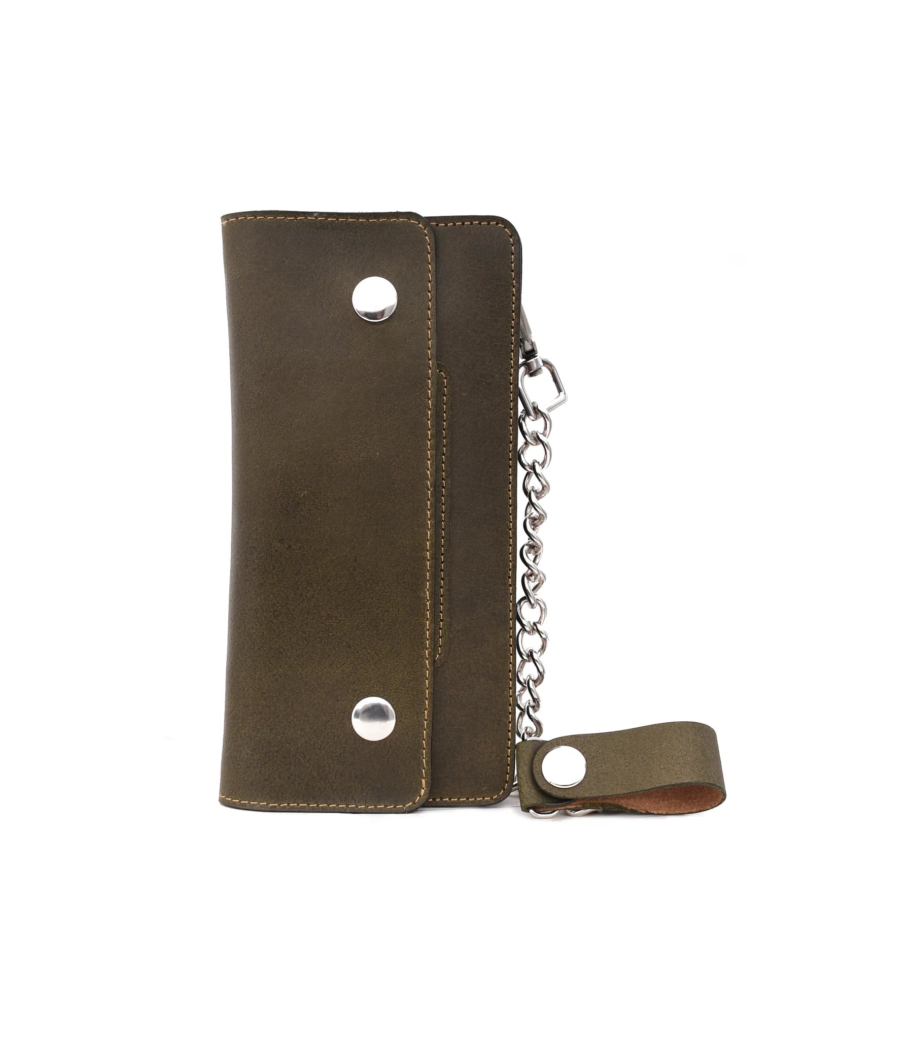 Premium & Genuine Leather Chain Wallet – Modern Luxury Everyday Essential