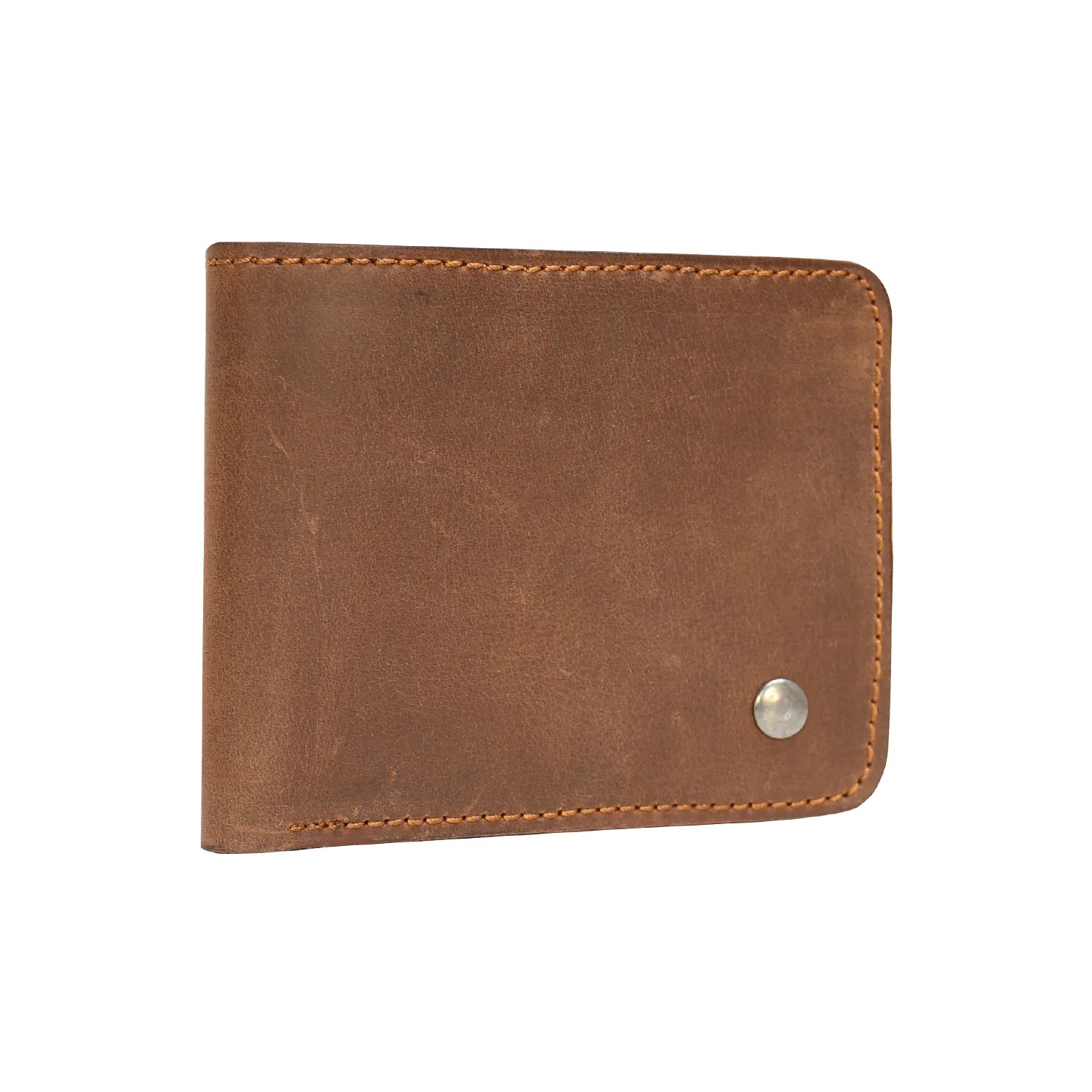 Premium Genuine Leather Slim Bifold Wallet – Classic Everyday Card Holder