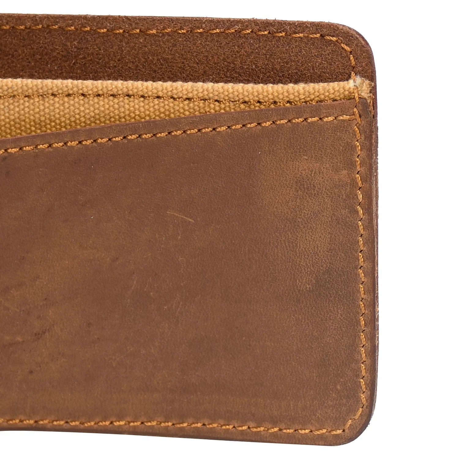 Premium Genuine Leather Slim Bifold Wallet – Classic Everyday Card Holder