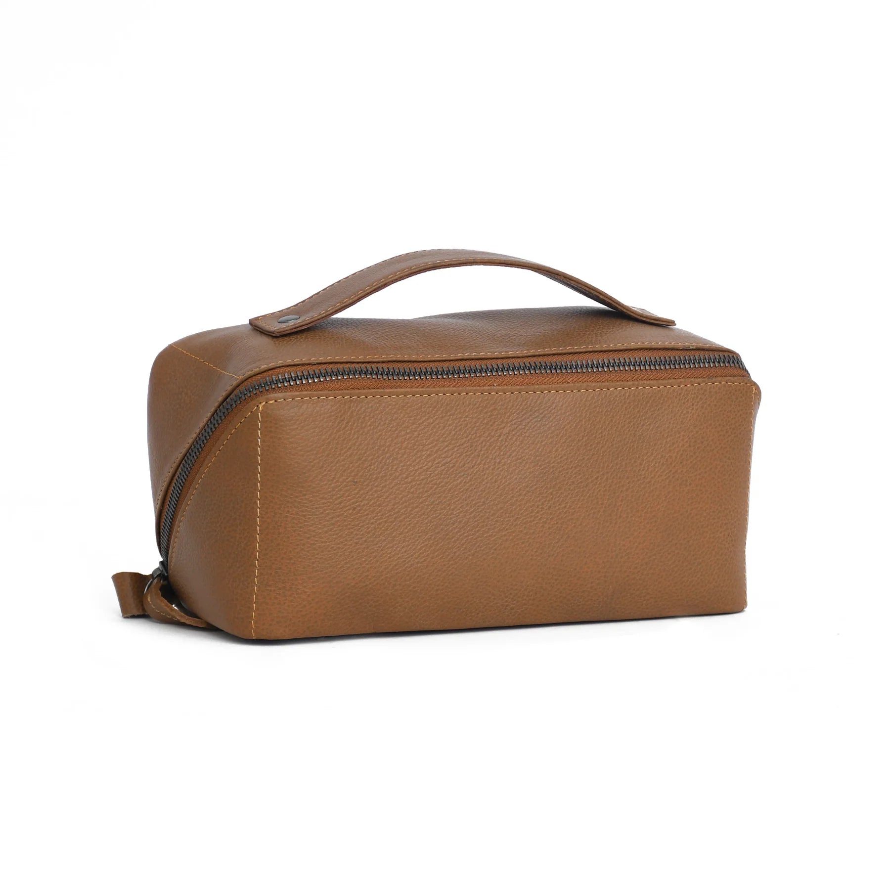 Premium Genuine Leather Travel Organizer – Luxury Leather Toiletry Bag
