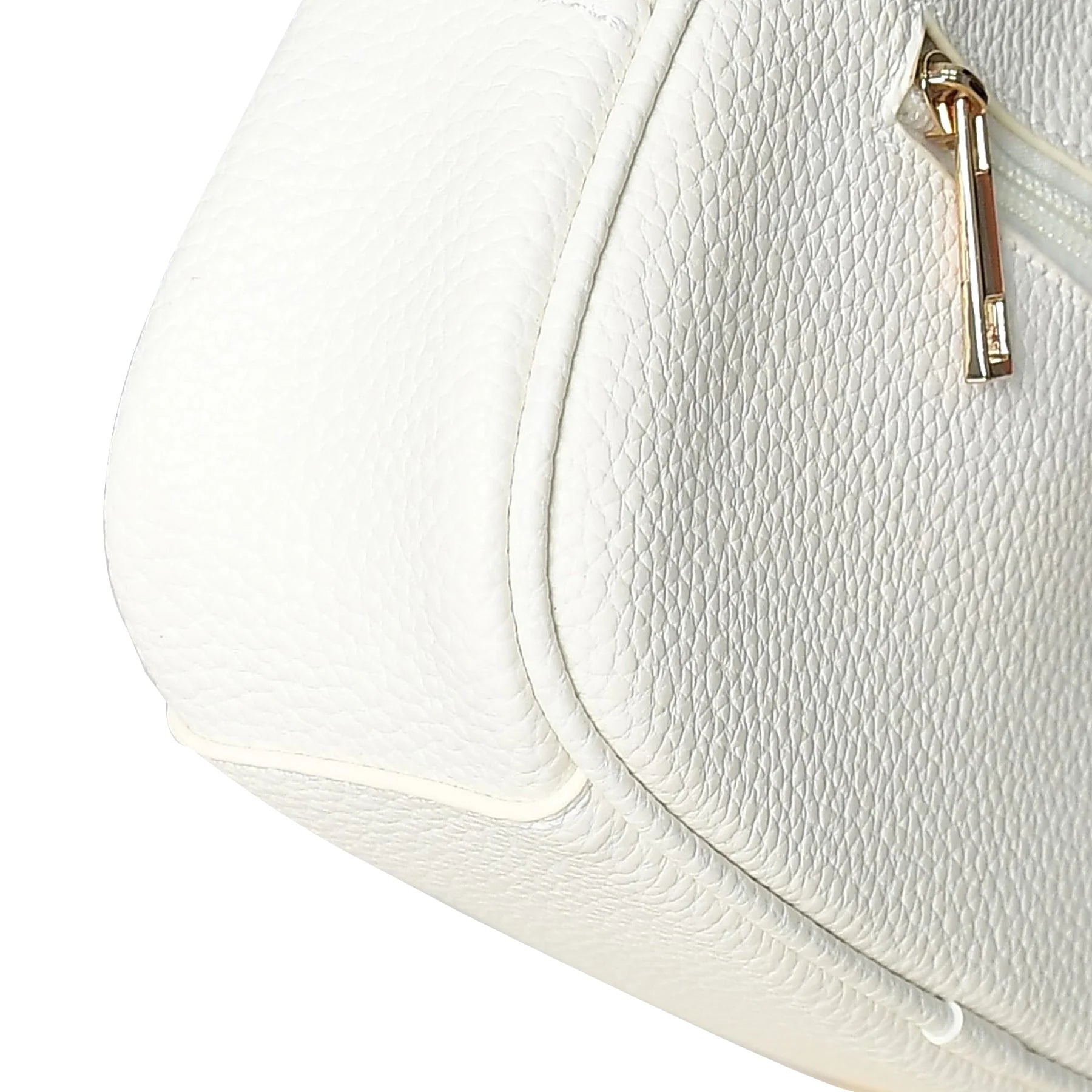 Luxury Premium Genuine Pebbled Leather Crossbody Bag with Gold Hardware