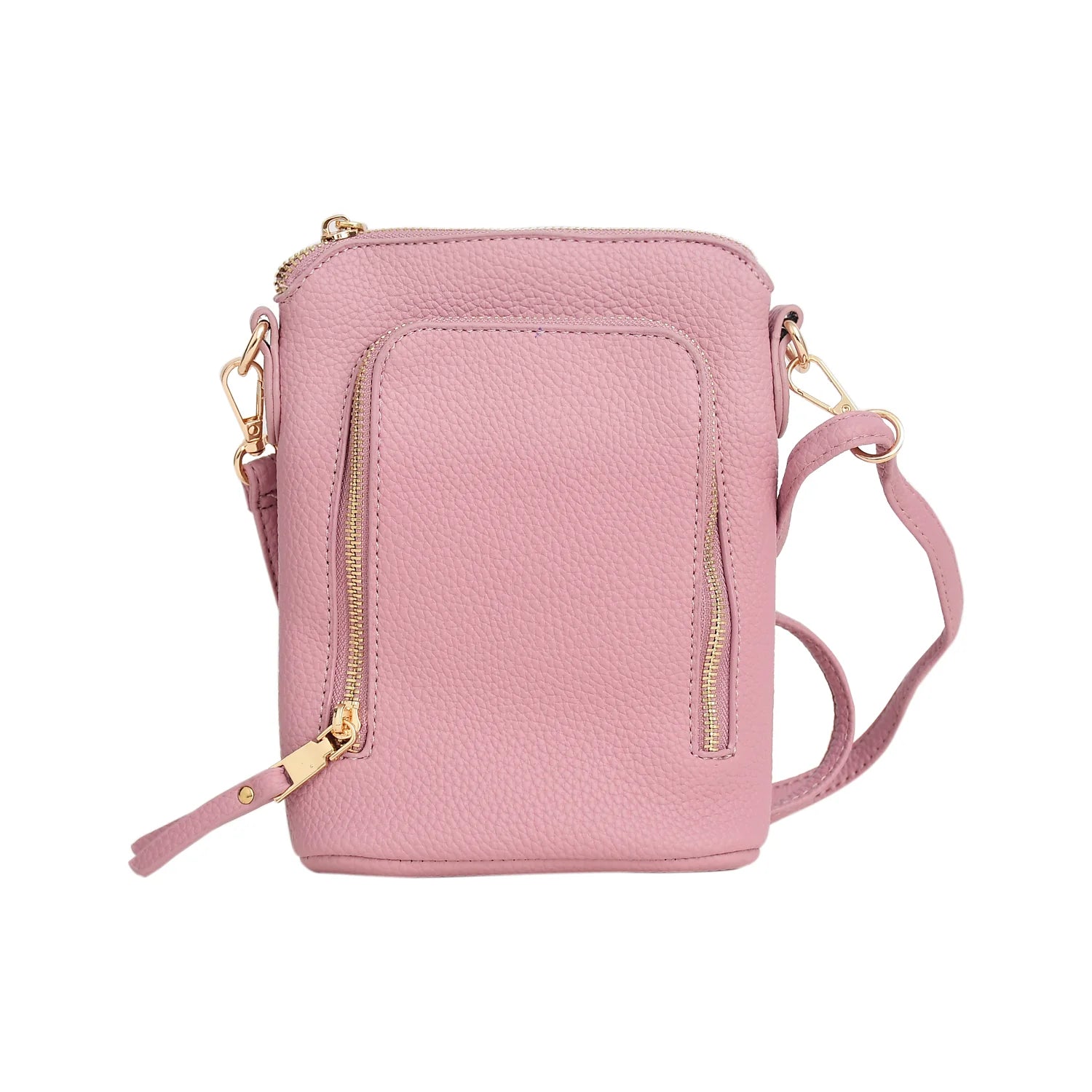 The Essential Luxury Pebbled Leather Ladies Crossbody Bag