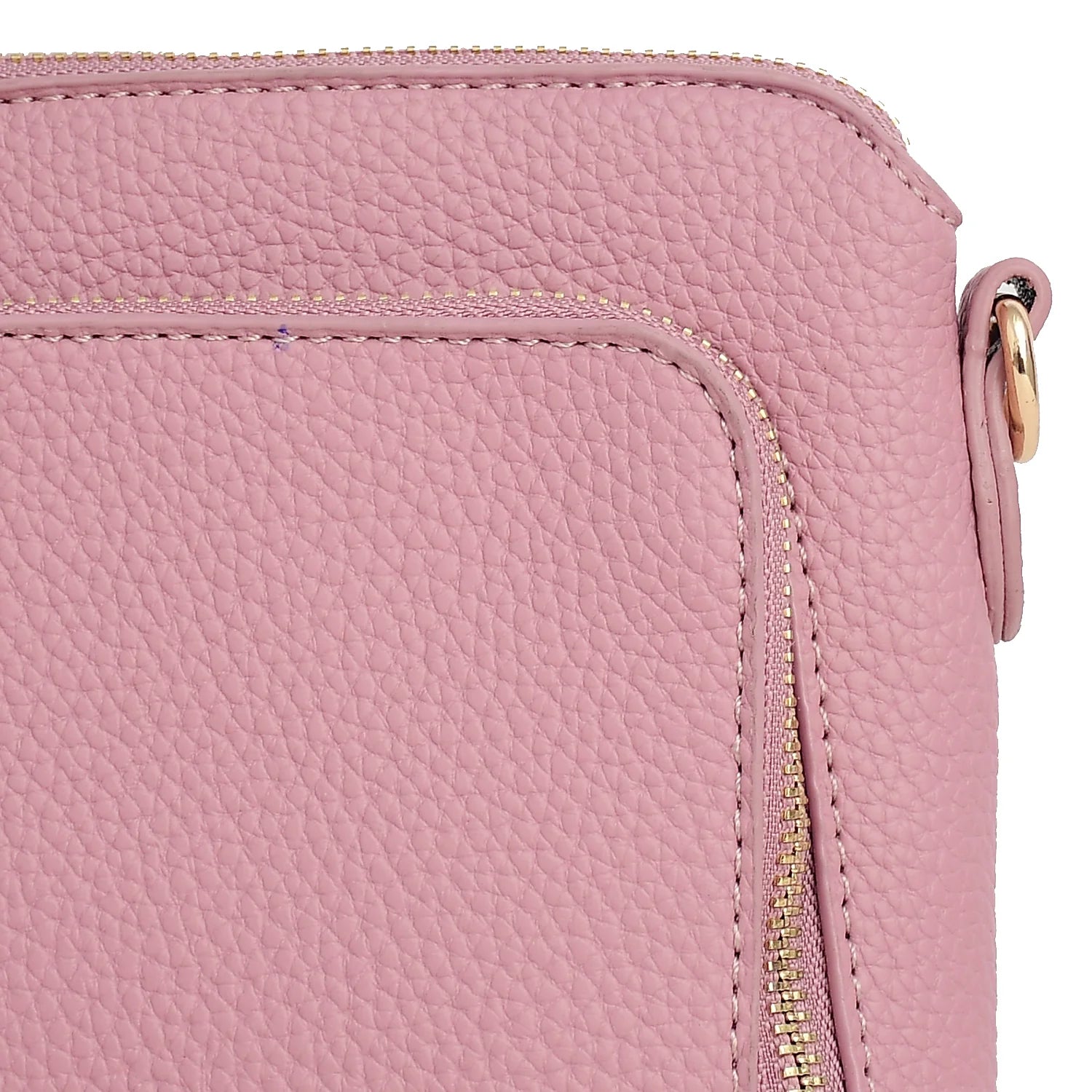 The Essential Luxury Pebbled Leather Ladies Crossbody Bag