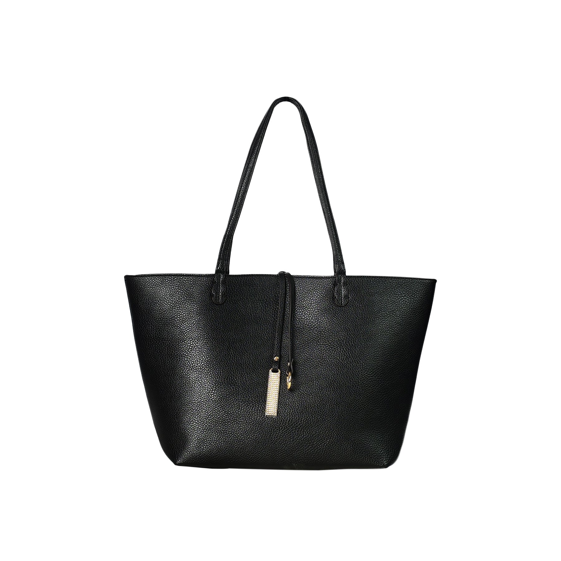 The Essential Luxury Pebbled Leather Ladies Tote Bag Set