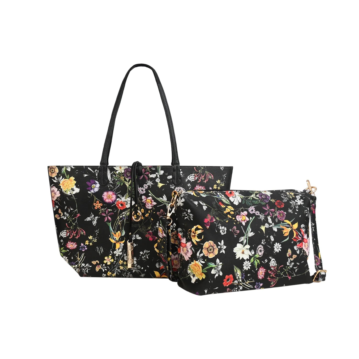 The Essential Luxury Pebbled Leather Ladies Tote Bag Set