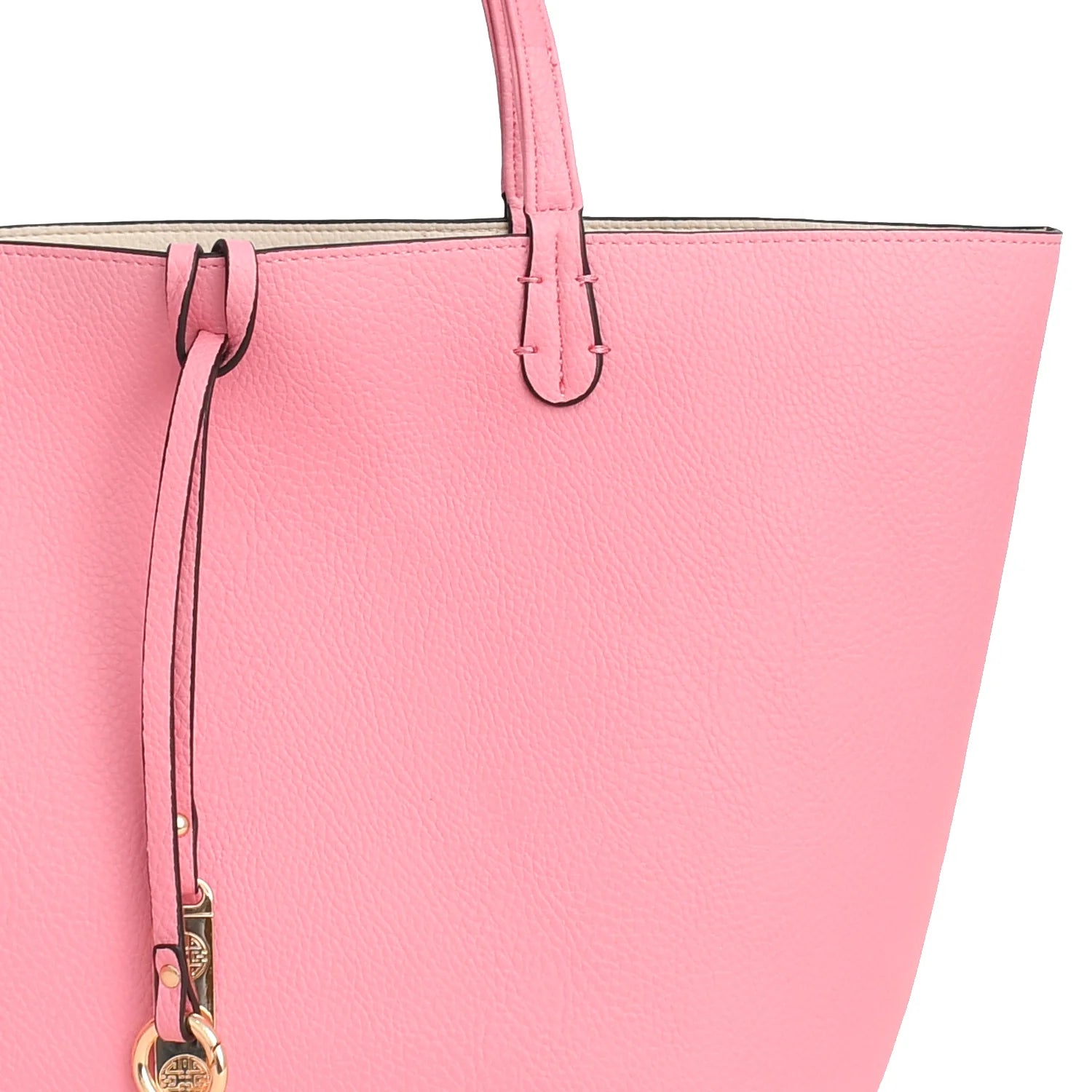 The Essential Luxury Pebbled Leather Ladies Tote Bag Set