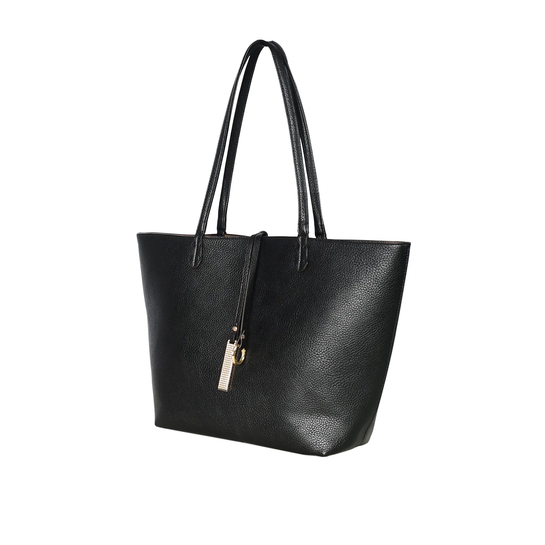 The Essential Luxury Pebbled Leather Ladies Tote Bag Set