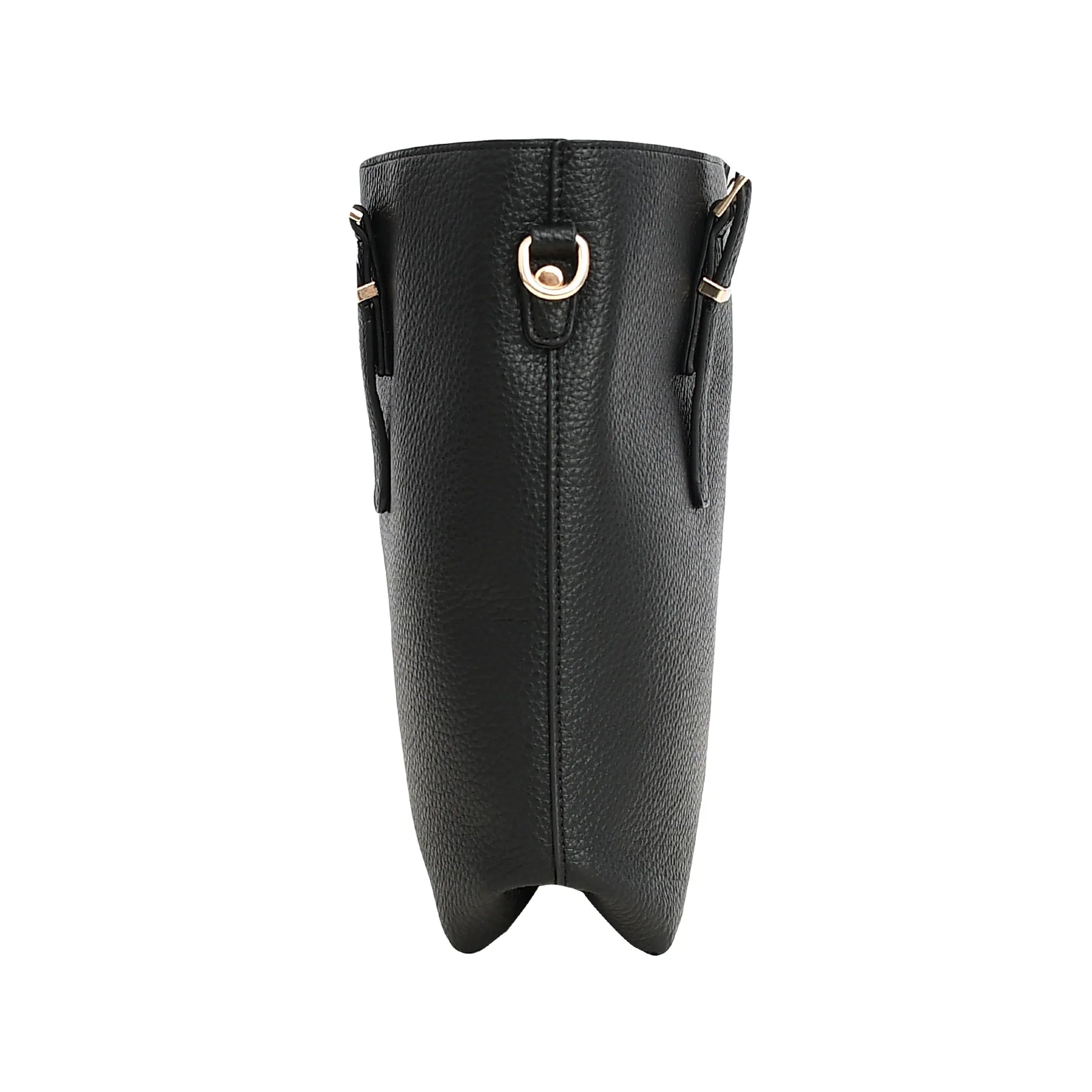The Essential Luxury Pebbled Leather Ladies Tote Bag with Gold Chain Detail