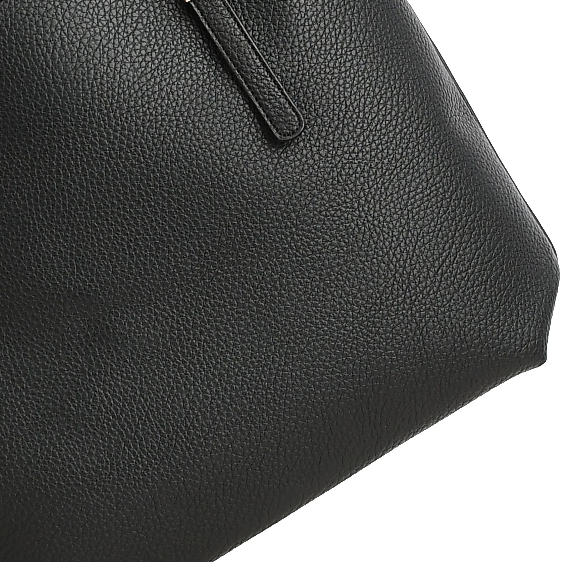 The Essential Luxury Pebbled Leather Ladies Tote Bag with Gold Chain Detail