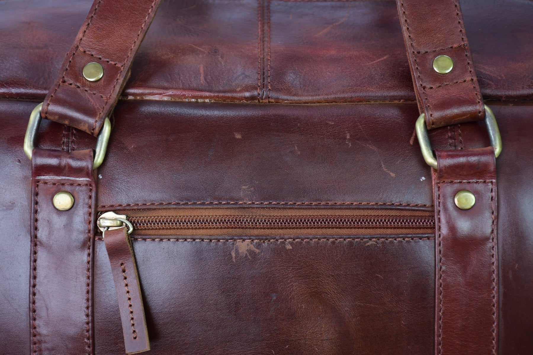 Premium Handmade Genuine Leather Travel Bag