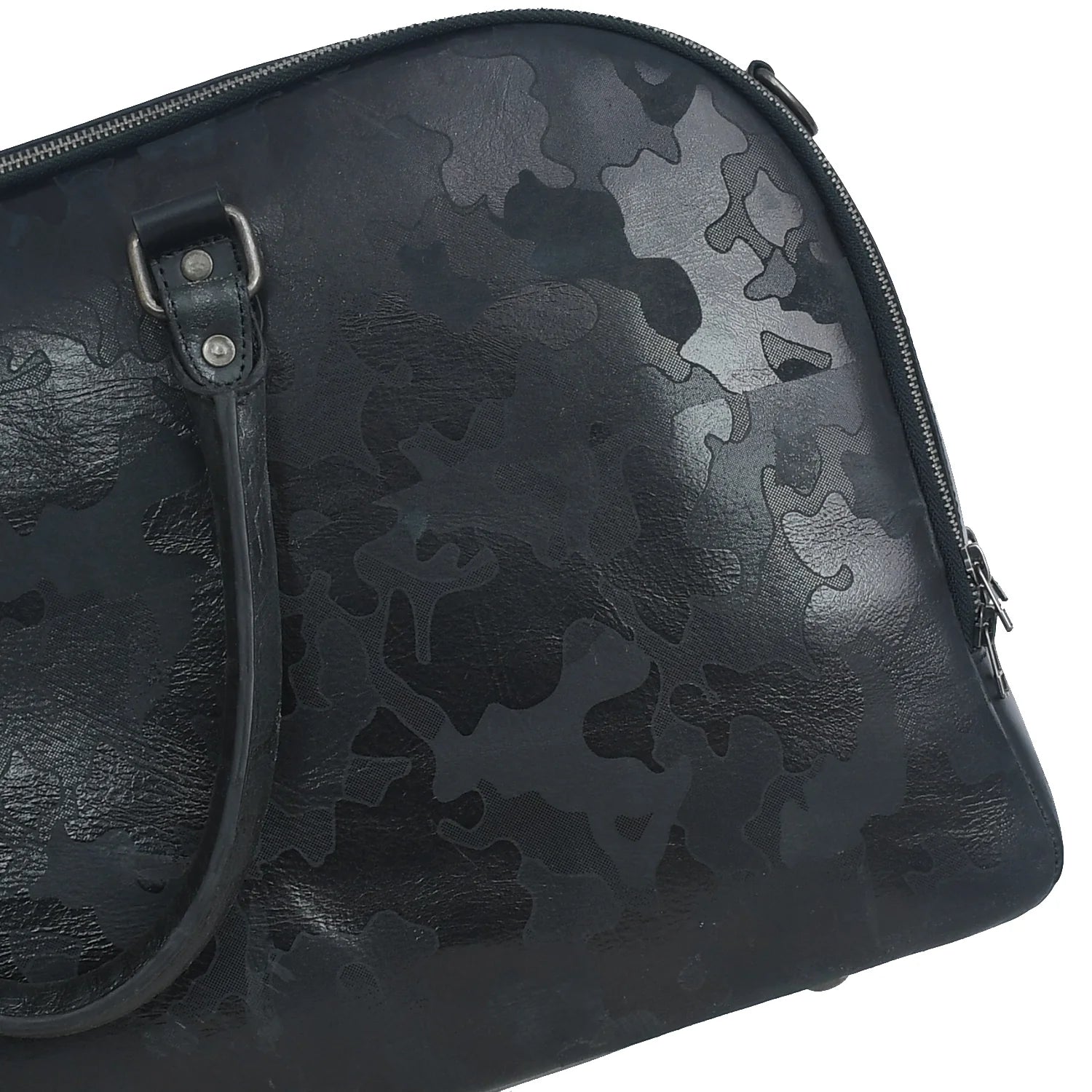 Premium Handmade Genuine Leather Travel Duffle Bag for Men
